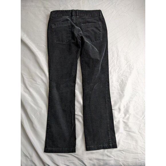 J.Crew Pants Black Corduroy Chino Cotton Bootcut Mid Rise Womens Size 8 - Picture 4 of 12